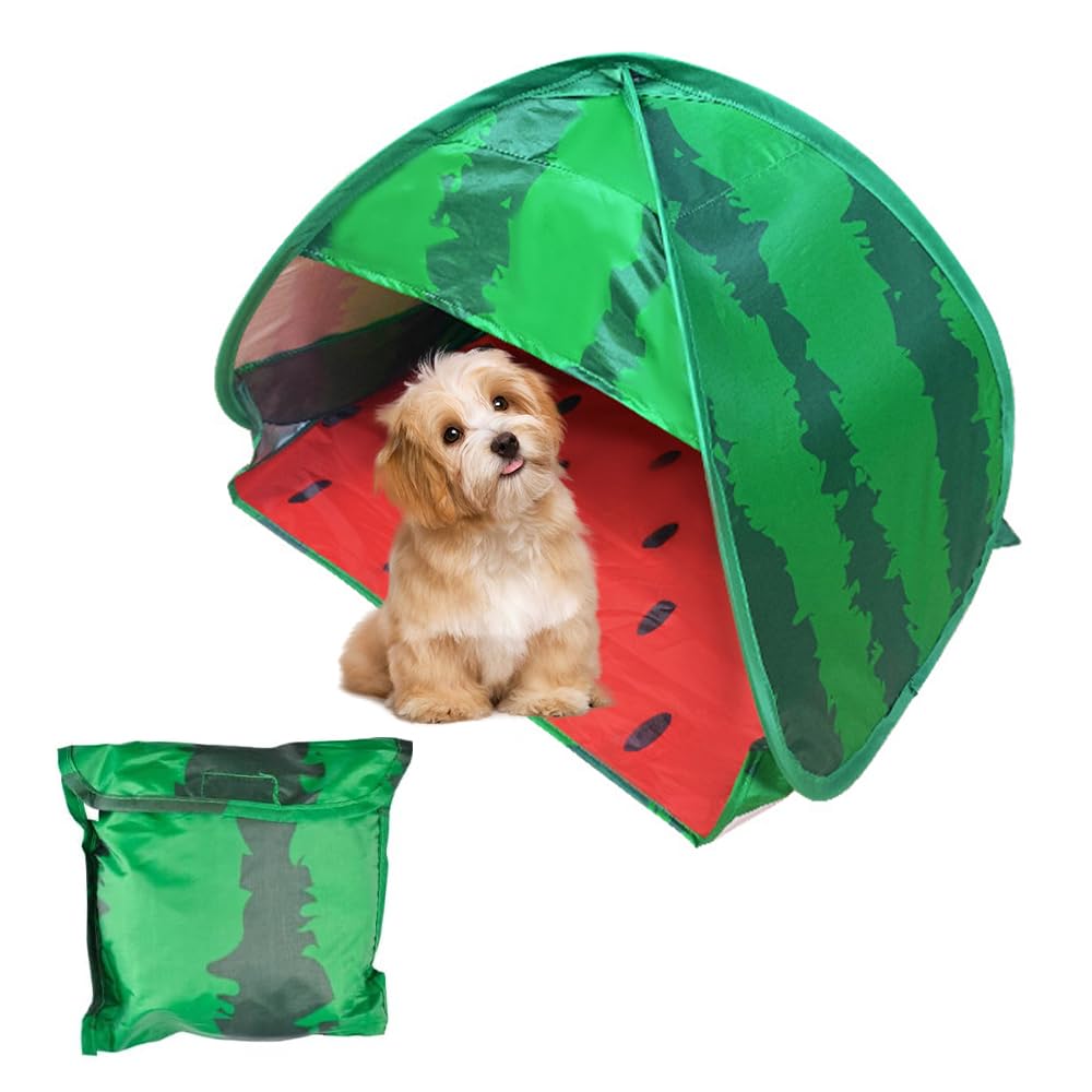 Tenda da Spiaggia per Cani, Tenda da Spiaggia Pop Up, Ten-da da Spiaggia Portatile, Protezione UV, con custodia per esterni, Mini Ten-da Parasole da Spiaggia, per Gatti e Cuccioli