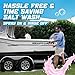 Salty Captain Foaming Salt Remover Wash - Remove Salt Off Boats & Cars, Prevent Saltwater Corrosion on Marine JetSkis, Trailers, Eco-Friendly Salt Neutralizer Boat Cleaner