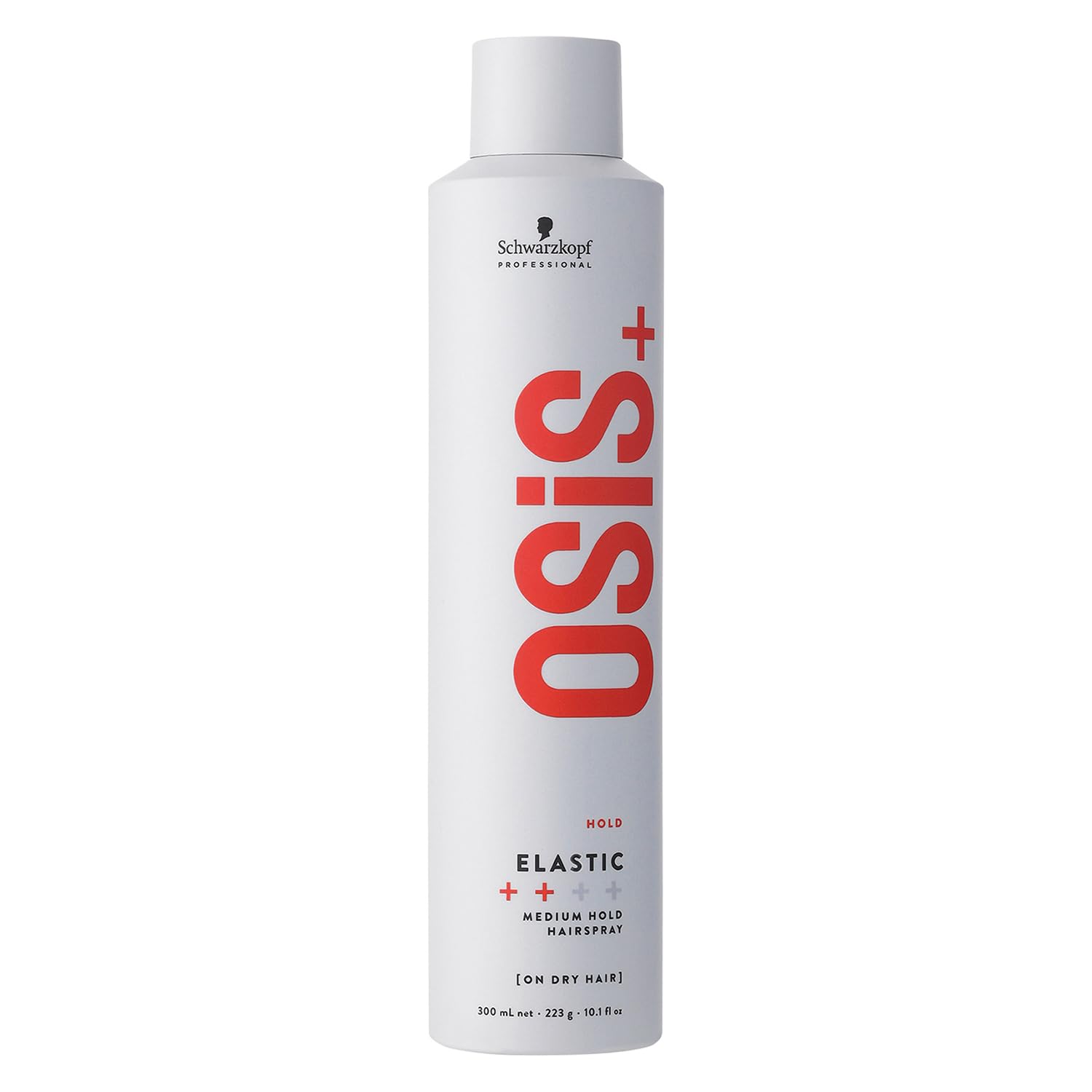 Schwarzkopf Professional OSiS Elastic Hairspray Layerable Hairspray For Styling Brushable Finish Without Flaking Anti Humidity Heat Protection Medium Hold 300 ml