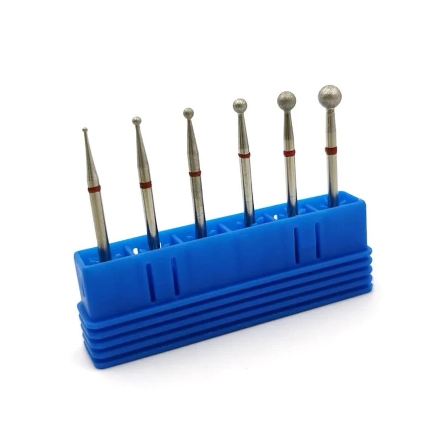 HY-D6-FineBall 6Dボールダイヤモンドネイルドリルビットファイングリットロータリーキューティクル6個/セット