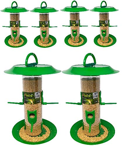Amijivdaya Large Bird Food Feeder with hut Both Side Pack of 6 (B07N7GRX6R) Amazon Price History, Amazon Price Tracker