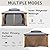 NicBex 12'x14' Hardtop Gazebo, Outdoor Cedar Wood Frame Canopy with Galvanized Steel Double Roof, Outdoor Permanent Metal Pavilion with Curtains and Netting for Patio, Backyard and Lawn, Brown