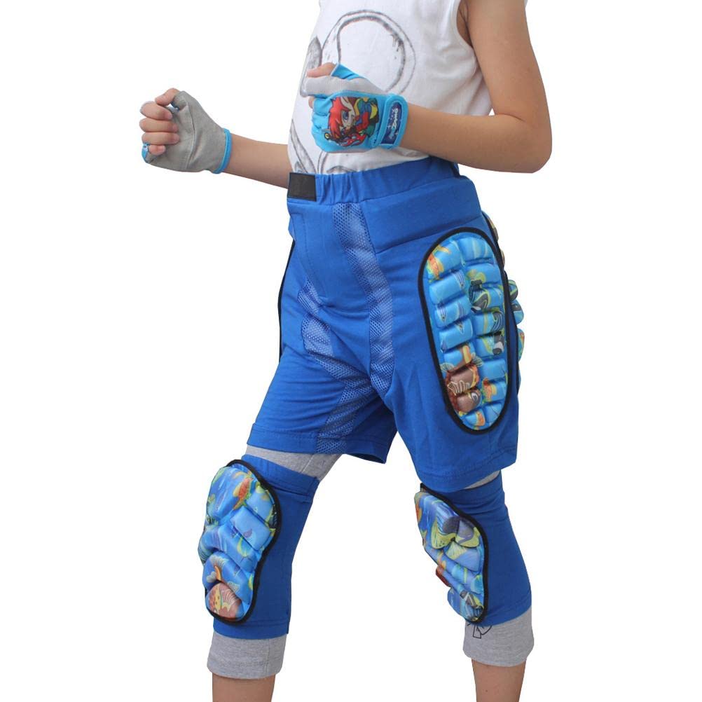 Gevoerde Beschermende Shorts Voor Kinderen - Heupbescherming Voor Skaten, Skiën
