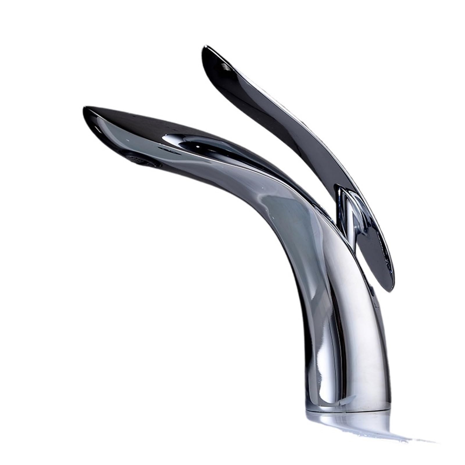Grifo de lavabo de baño monomando dorado mezclador 23025A-C