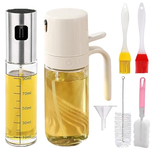 Feiangelオイルスプレー 料理用 オリーブオイル スプレー オイルスプレー家庭用 料理用 調味料 醤油 お酢ベーキング サラダ ミニキッチンガジェット 揚げ物 に広く使用されています油 スプレー