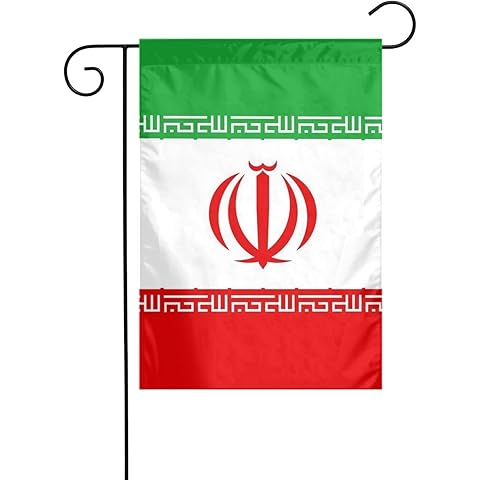 Iran Flag Iranian Garden Flag 12x18inch,Flag Of Iran Flag Outdoor Decorations Doubl...
