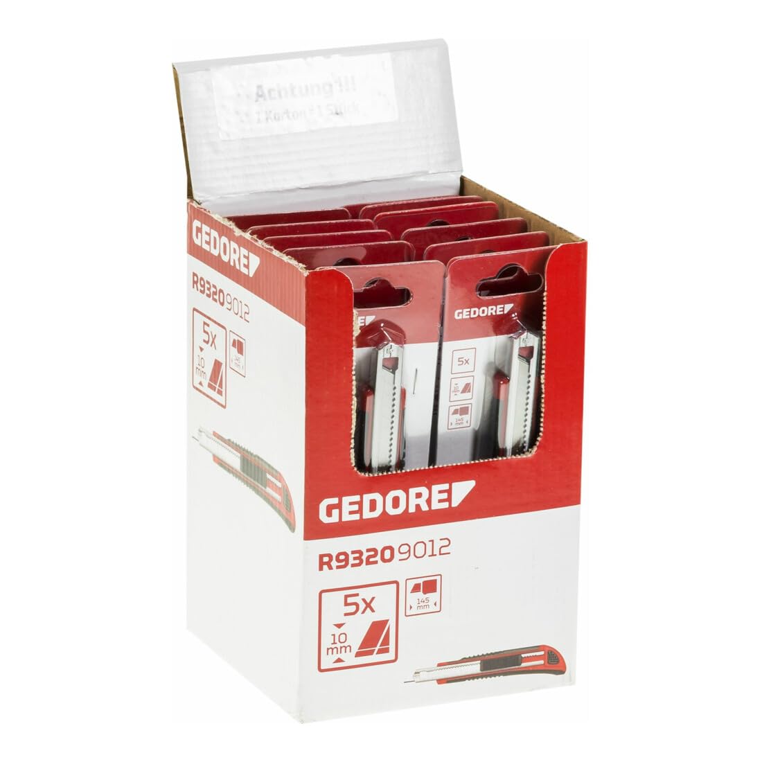 GEDORE red R93219008 Display Profi-Cuttermesser 8tlg