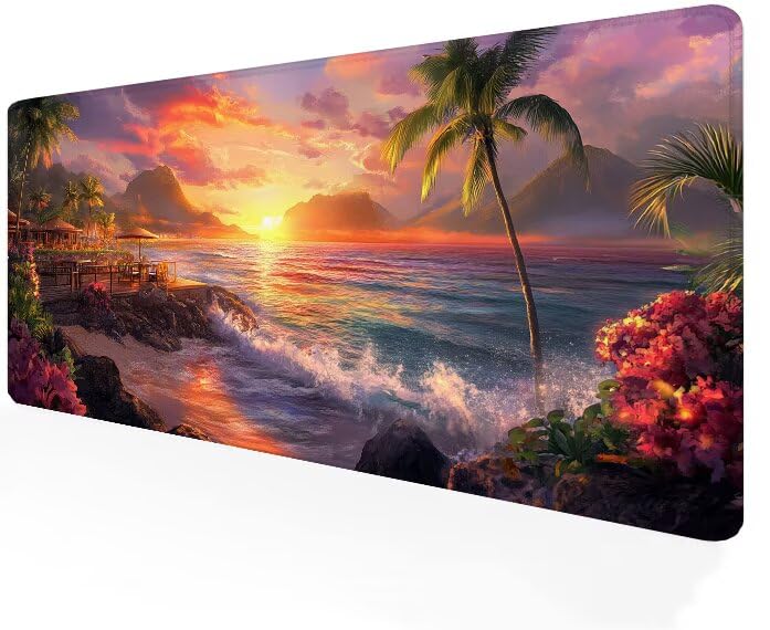 Tapis souris XXL 900x500mm étanche à haute précision avec base en caoutchouc Mer G1-553