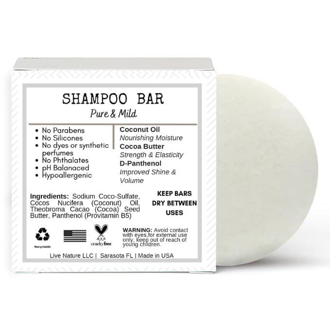 Fragrance Free Shampoo Bar | Gentle Non-Toxic Care