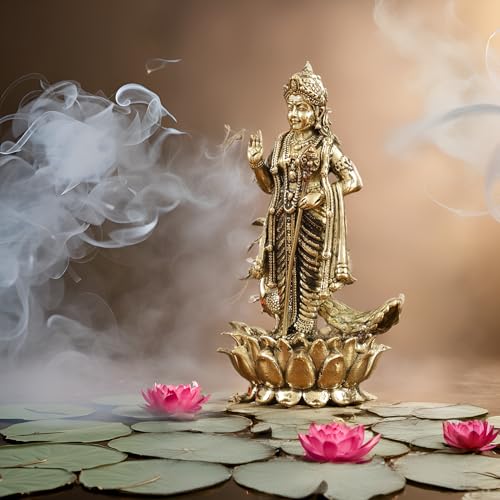 Estatua de Lord Murugan Kartikeya de Latón 4 Pulgadas miniatura 7