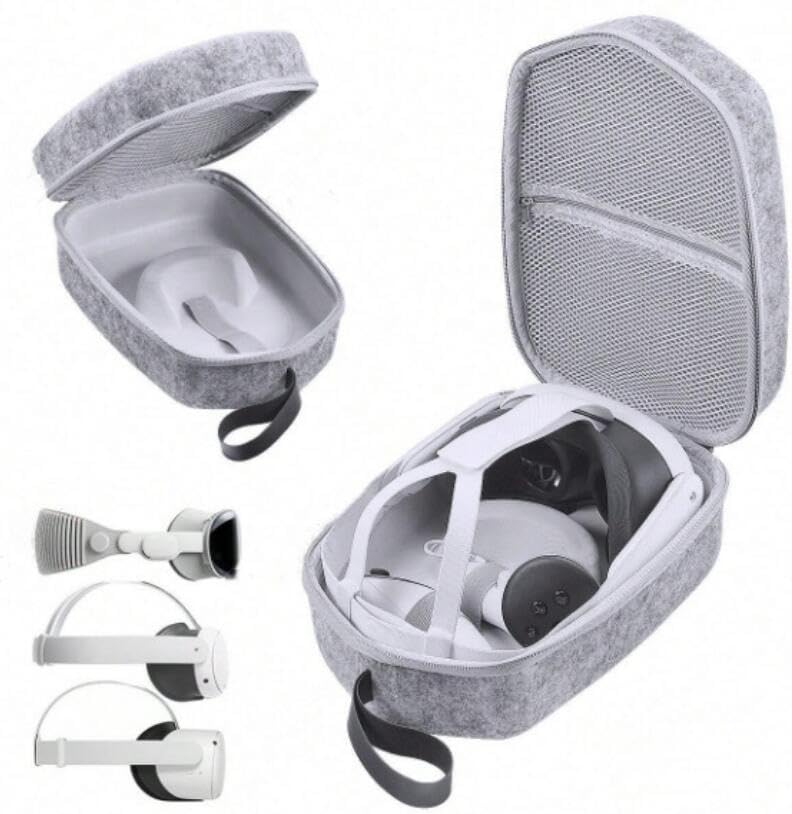  Quest と収納ケース Amazon | Vision Pro 収納ケース Vision Pro/Meta Quest 3/Quest 2