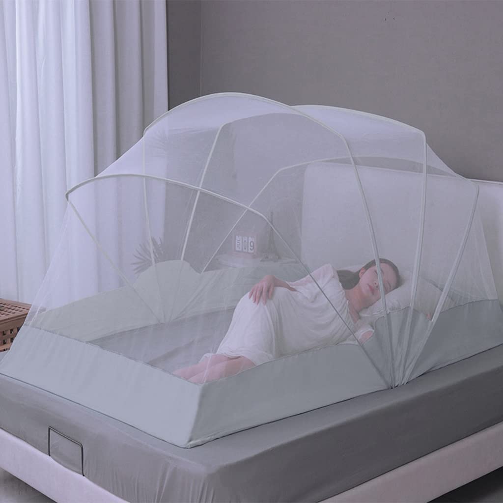 DXTFDHB Foldable Mosquito Net with Easy Installation Pop-up Yurt Suitable for Travel Camping Indoor