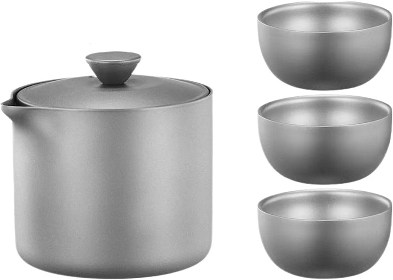 180ml Pure Tea Infuser Set,Double Layer,Heat Insulation,Portable Outdoor Travel(Set 4)