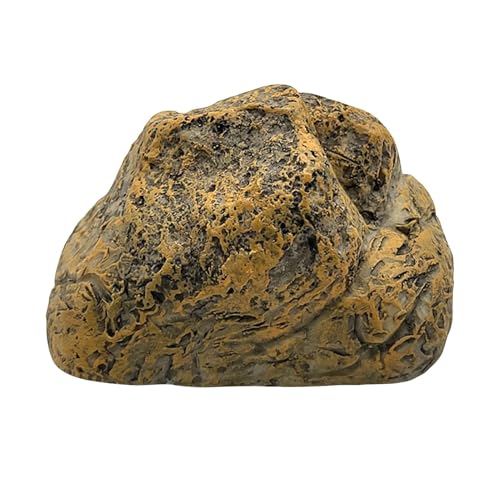 Key Rock Hiders à l'extérieur, faux porte-clés Rock - Boîte à clés de rechange en pierre,Boîte de rangement sûre en résine, cache-clé de fausse roche d'extérieur, décoration d'ornement de jardin intér
