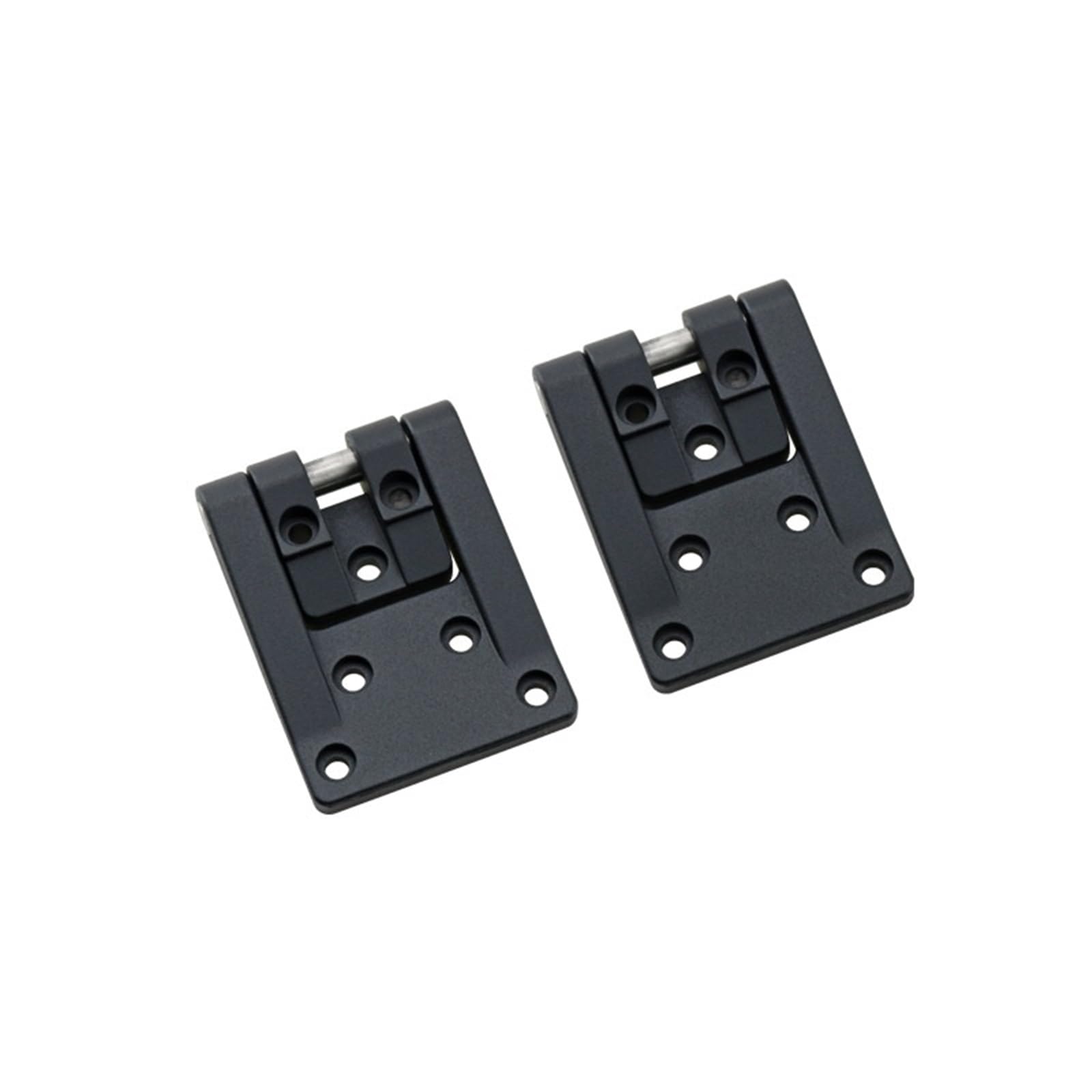 Charnière d'angle rotative en T noir alliage de zinc pour meubles