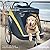 Large Pet Stroller for one Large or Multiple Medium Dogs with air Filled tire Suspension and Aluminum Frames, rain Cover Included
