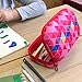 ZIPIT Pink Pencil Box for Girls | Pencil Case for School | Organizer Pencil Bag | Large Capacity Pencil Pouch