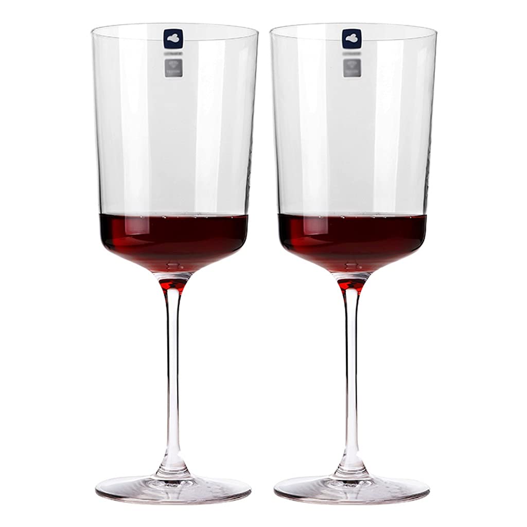 SISWIM Verres à Champagne Flûte À Champagne en Verre Cristal sans Plomb, Flûte en Verre À Cristal sans Plomb, Verre À Vin Rouge 600ml * 2, Cadeau Spécial for Noël Et Anniversaire Flûtes à Champagne