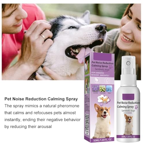 Cutiolly Beruhigendes Spray für Hunde,Tierentspannungs für Hunde,Spray Beruhigungsmittel für Hunde,Hunde Relax Spray,Beruhigendes Pheromonspray Für Hunde Katzen Haustiere