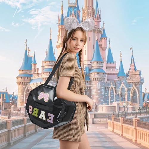 Collapse-Proof Ears Headband Storage holder for 10-15 Pairs - Crush-Resistant Travel Organizer, Theme Park Vacation Accessories Case & Closet Organization Solution 11.8"x11.8"x9"2