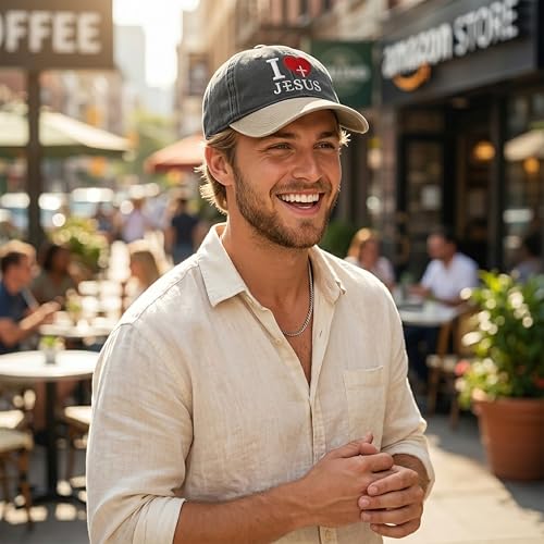 Image of I, Love Embroidered Baseball Cap