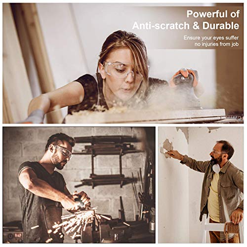 Óculos de segurança sobre os óculos Óculos de proteção – Óculos antiembaçamento proteção para os olh