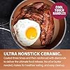 Gotham Steel Hammered 15 Pc Ceramic Cookware Set Nonstick, Induction Pots and Pans Set Non Stick with Bakeware Set & Steamer for Cooking, Non Toxic PFOA PFOS Free, Oven & Dishwasher Safe - Copper #2