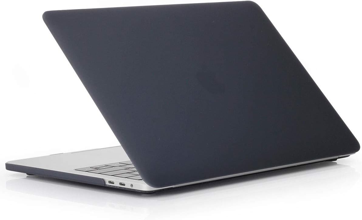 ZosakoncUltra-thin Hard Frosted rugged shock proof Shell cover case for Apple MacBook 13 Inch Case (A1369/A1466) Black