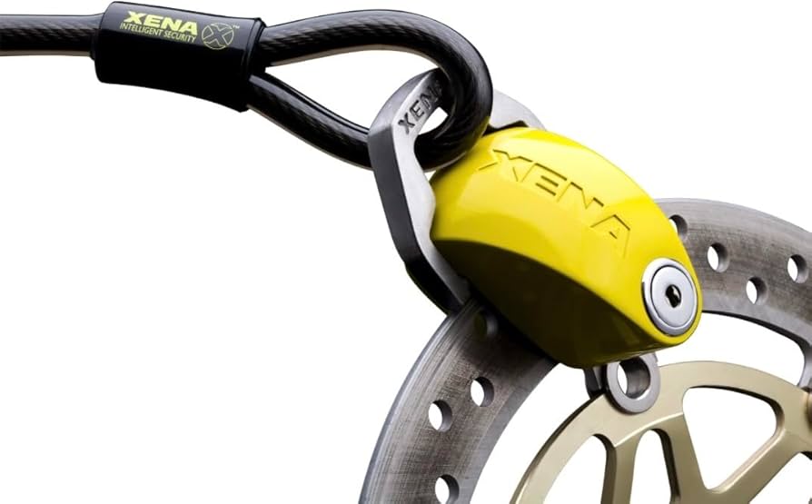 Amazon.com: XENA XX6-Y Stainless Steel Motorcycle Disc Lock Alarm
