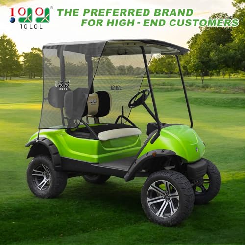 10L0L 2 Passenger Golf Cart Sun Shade Cover for Yamaha G29 Drive2 - Golf Cart Summer Covers, UV Heat Resistant Sunshade Curtain