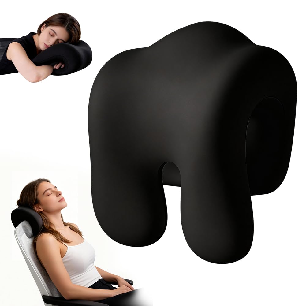 Wxeadu Office Chair Headrest, Memory Foam Neck Support Pillow for Office Chairs, Ergonomic Pillow for Neck and Shoulder Pain, Neck Rest Pillow for Office Chair