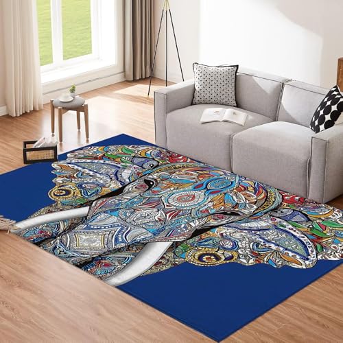 Tapis de salon bohème antidérapant pour sécuriser et adoucir vos sols