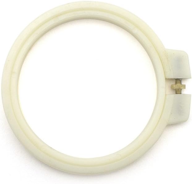HAND Embroidery Loop Small WhitePlastic Super Grip Cross Stitch Hoop 9cm
