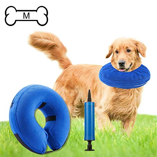 Inflatable Cone (Recovery) Collar for Dogs and Cats After Surgery Preventing Pets from Biting and Licking