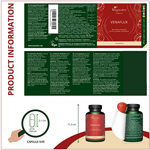 Venen-Tabletten Vegavero Rutin Komplex mit Diosmin und Hesperidin