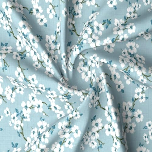 Image of MORADO Glace Cotton AC Comforter /Blanket /Quilt for Double Bed | Ultra Soft & Lightweight | All Season Reversible Comforter | Cozy Bedding for Home & Hotel | Size 90x100 Inches,White Jasmine,Double