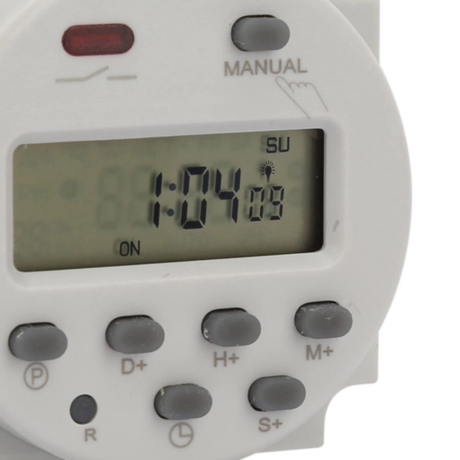 5VA 7 Tage programmierbarer Zeitschalter, Digitalanzeige, Kleiner Zeitrelaisschalter für elektronische Steuerung, genau und stabil(220V AC)