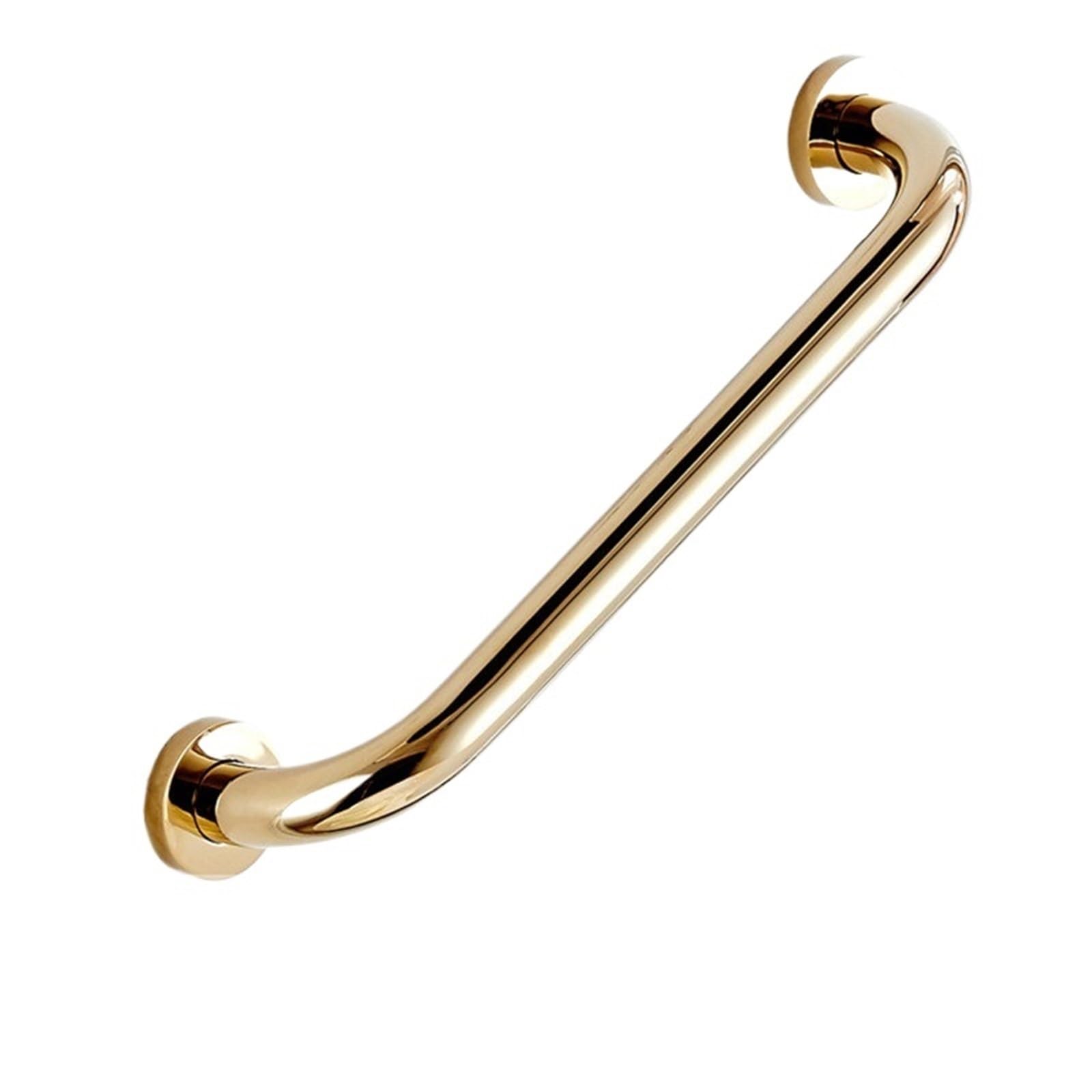 Nrbmzyen 50Cm Gold Grab Bars For Shower Bathroom Tub Shower Safety Bar 30Cm/40Cm/ Brass Grab Bar Grip Hand Grip Bathroom Handrail Grab Bar(50Cm Gold)
