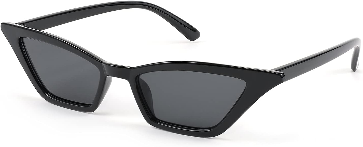 Small Cat Eye Sunglasses Vintage Square Shade Women Eyewear B2291