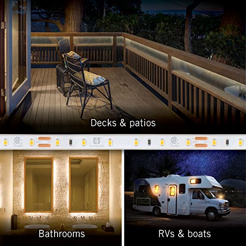 Image of Armacost Lighting RibbonFlex Pro Bright White (4000K), 60LEDs /M, 10M, 24V Outdoor Tape Light 155450