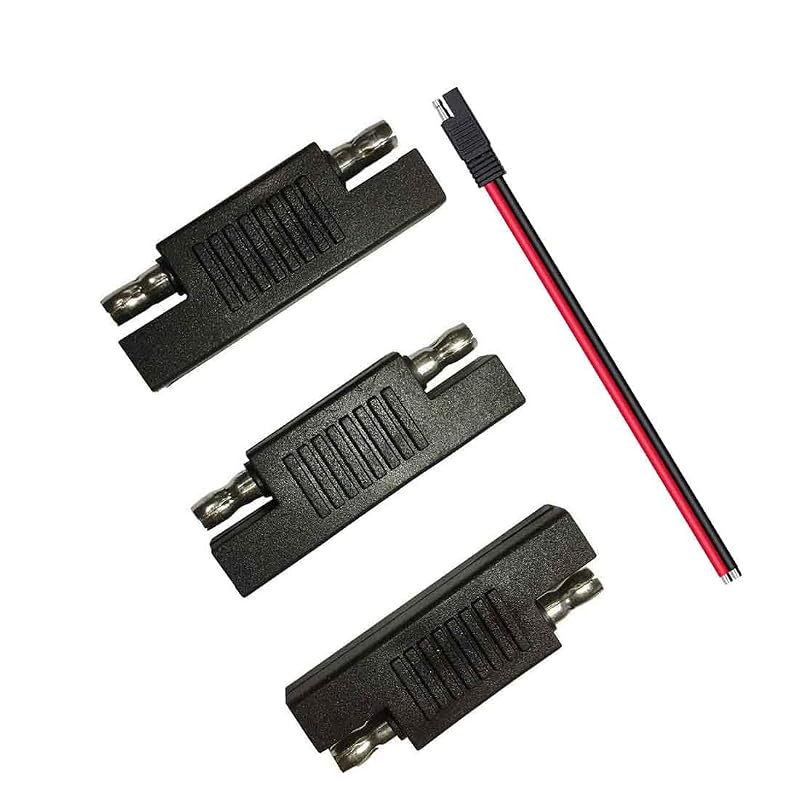 Adaptadores SAE para Inversão de Polaridade Sunway Solar com Cabo de Extensão, 12 V/24 V CC, 3 peças