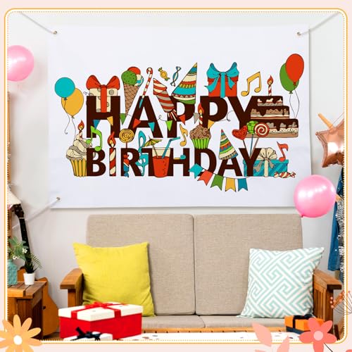 Image of Zonon Large Blank Banners And Signs Polyester Oxford Cloth Sublimation Banner To Decorate With Hanging Rope For Indoor Wall Outdoor Easy Hang Diy Signs For Business Office(White,4 x 3 Feet)
