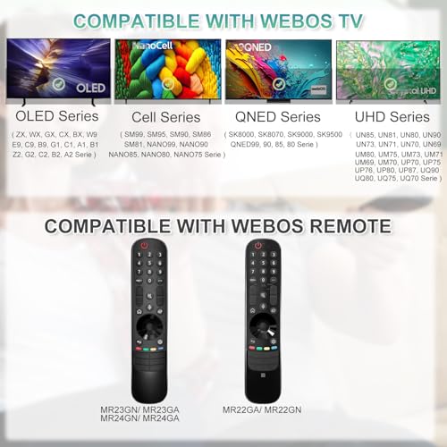 Télécommande magique de rechange pour TV LG OLED et UHD avec pointeur précis - 3