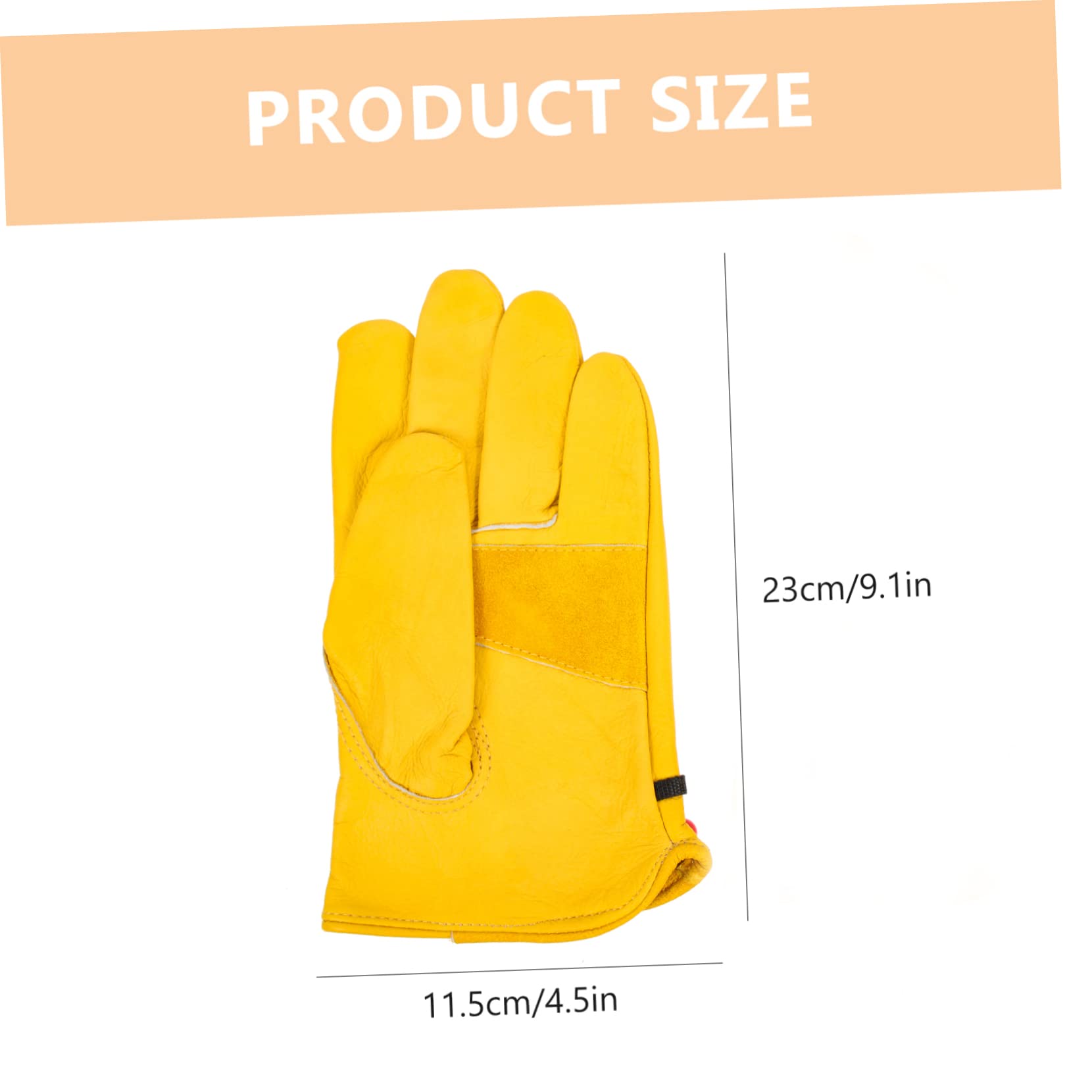 2 Pares Guantes De Jardineria Guantes De Pintura Guantes De Trabajo De Seguridad Guantes Domésticos Guantes Para Trabajar En El Jardín Guantes De Cuero