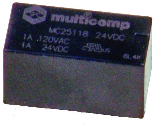 Prosignal Multi Comp MULTICOMP PRO - MC25135 - Signal Relay, DPDT, Through Hole 24 VDC 1 A ...
