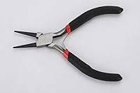 Vista 7 de FLZOSPER Mini alicates de punta de cadena, 4.5 pulgadas CR-V Alicates de precisión multifunción Stripper Herramienta de fabricación de joyas de mano