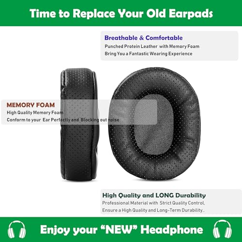 Cojines auriculares reemplazo de cuero perforado para Sony WH-L600 miniatura 4