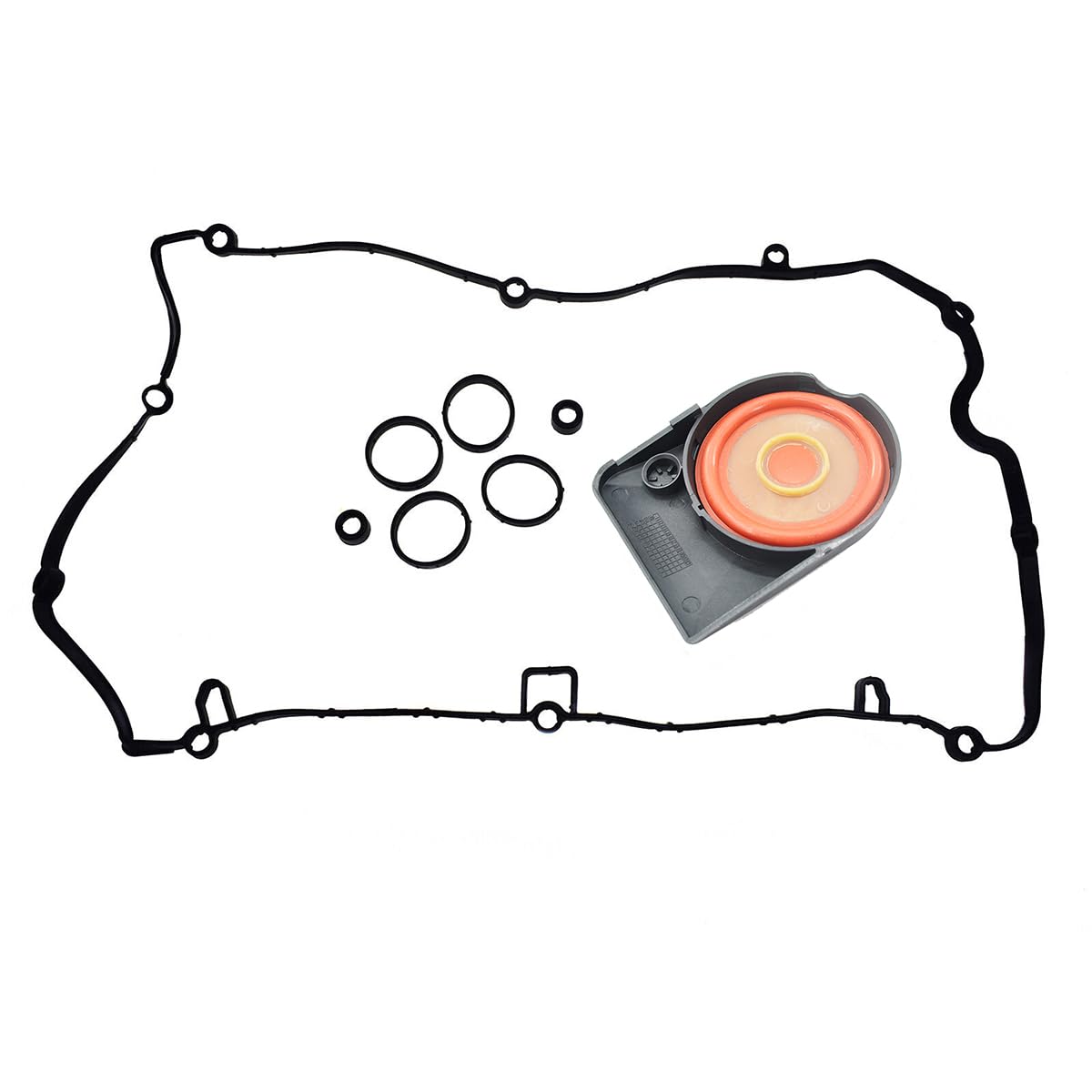 Engine Valve Cover Gasket Valve Cover Gasket Set +PCV Valve Cover Cap