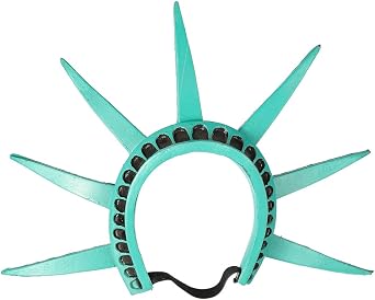 Bulex Statue of Liberty Costume Accessories Crown Torch, Statue of Lady Liberty Hat Headband