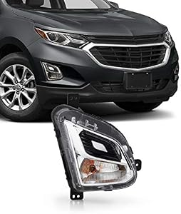 AKKON - Fits 2018 2019 2020 2021 Chevy Equinox [Halogen Type] Bumper Parking Lamp Fog Light Passenger Right Side Replacement